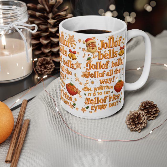 235828106843944547_2048.jpeg Jollof Bells Christmas Jollof Rice Mug | Ceramic Coffee Cup 11oz 15oz