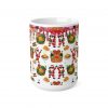 Santa Claus Holiday Pattern the African way Mug | Christmas Santa, Presents, Cookies