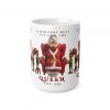 Holiday Queen Mug | Christmas Grandma Santa Chair Elves Coffee Cup