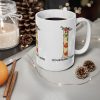 Personalized African Christmas Initial Mug Custom Name AtoZ Afro Holiday Coffee Cup Black Santa Mug Cultural Xmas Gift