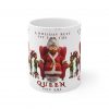 Holiday Queen Mug | Christmas Grandma Santa Chair Elves Coffee Cup
