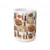 Item No 7 African Festive Food Pattern Mug | Ceramic Coffee Cup