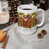 Black Santa Family Christmas Mug | Sending Warm Wishes Holiday Coffee Cup