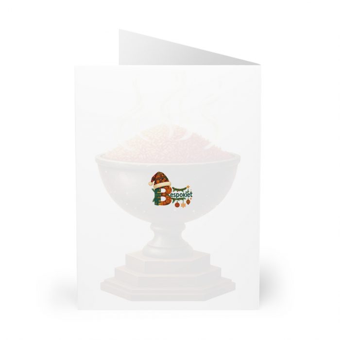 Holly Jollof Christmas Greeting Card