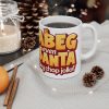 Abeg Even Santa dey chop jollof Mug | Ceramic Coffee Cup, 11oz or 15oz