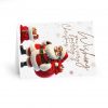 Wishing You a Very Merry Christmas Brown Santa Greeting Card