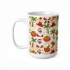 Santa with Palm Trees Mug | Tropical Christmas Coffee Cup