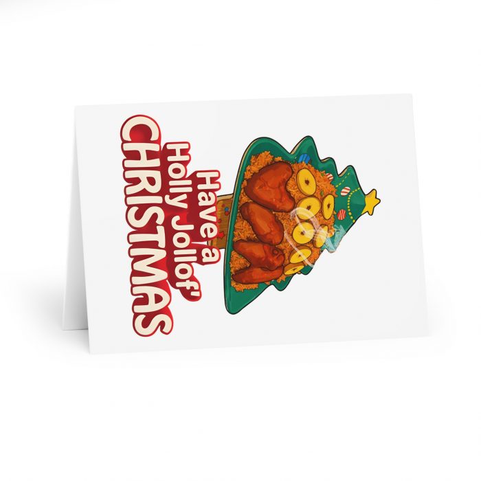 Have a Holly Jollof Christmas Greeting Card