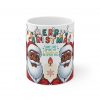 Merry Christmas Brown Santa Mug | Ceramic Coffee Cup 11oz 15oz