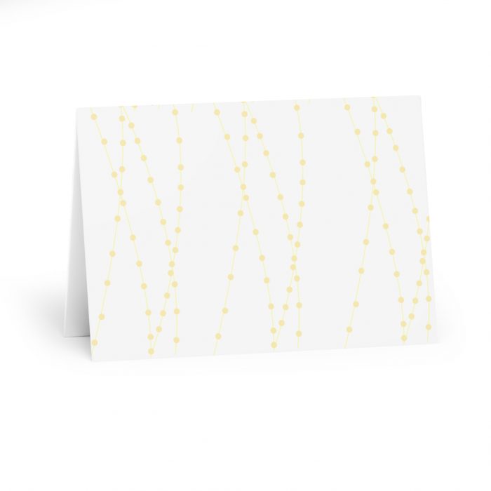 Merry Christmas & Happy New Year Brown Santa Greeting Cards (5 Pack) | Holiday Card Set