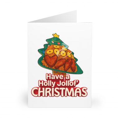 5885073979657774926_2048.jpeg Have a Holly Jollof Christmas Greeting Card