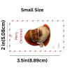 6 Brown Santa Printable Christmas Gift Tags – Single Sheet PDF – Digital Product