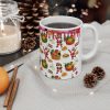 Santa Claus Holiday Pattern the African way Mug | Christmas Santa, Presents, Cookies