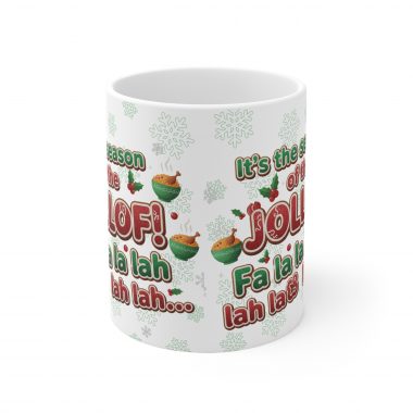 It's the Season of the Jollof Mug | Christmas Naija Food Holiday Coffee Cup
