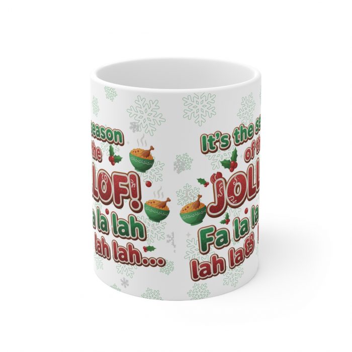 6139179842109290527_2048.jpeg It's the Season of the Jollof Mug | Christmas Naija Food Holiday Coffee Cup