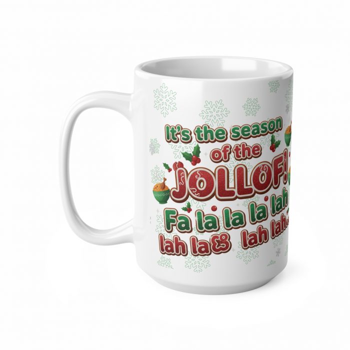 6367493969603379233_2048.jpeg It's the Season of the Jollof Mug | Christmas Naija Food Holiday Coffee Cup