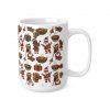 Christmas Santa and Carolers Mug | Ceramic Coffee Cup