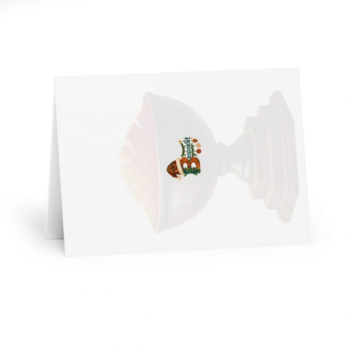 Holly Jollof Christmas Greeting Card