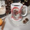 Humorous Pouting Black Santa Face Sha! Have a Merry Christmas Mug | Ceramic Coffee Cup