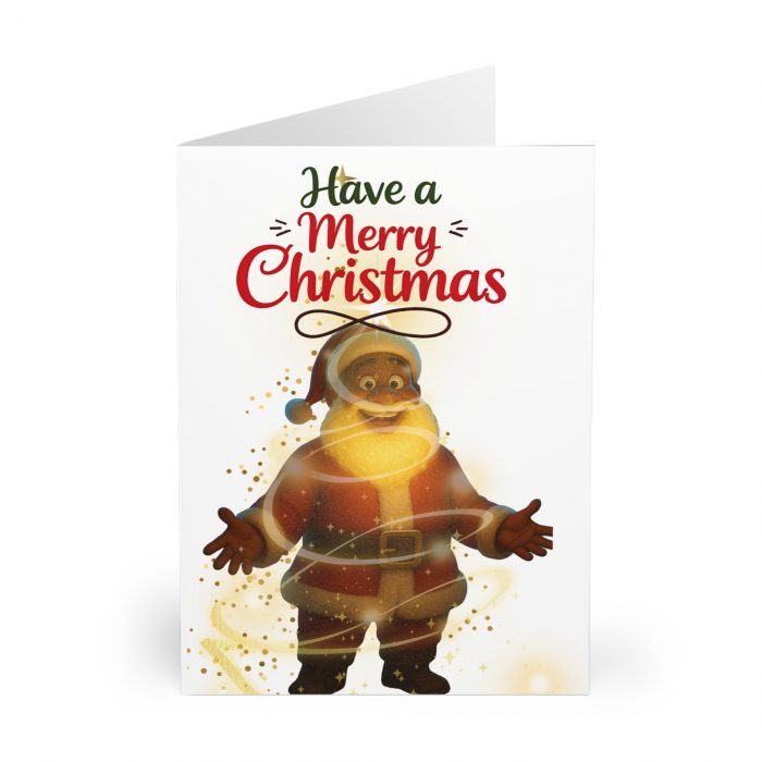 Have a Merry Christmas Santa Greeting Cards (5 Pack) | Holiday Card Set