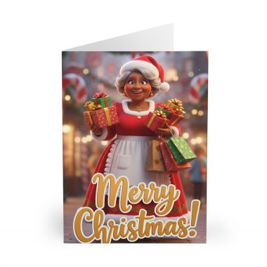 Merry Christmas Grandma Illustration Greeting Card