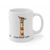 Personalized African Christmas Initial Mug Custom Name AtoZ Afro Holiday Coffee Cup Black Santa Mug Cultural Xmas Gift