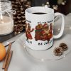 It's The Season Be Jolly Santa and Elf Mug | Ceramic Coffee Cup