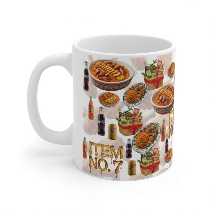 Item No 7 African Festive Food Pattern Mug | Ceramic Coffee Cup