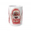 We Wish You AH! Merry Christmas Winking Brown Santa Mug | Ceramic Coffee Cup
