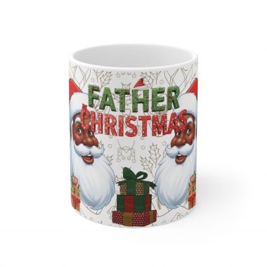Father Christmas Santa Claus Mug | Ceramic Coffee Cup 11oz 15oz