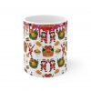Santa Claus Holiday Pattern the African way Mug | Christmas Santa, Presents, Cookies