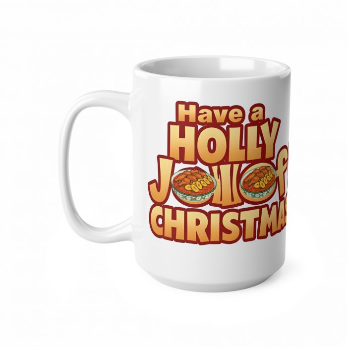 9438511424879307031_2048.jpeg Holly Jollof Christmas Mug | Ceramic Coffee Cup 11oz 15oz