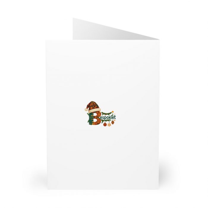 Black Santa and Mrs. Claus Christmas Greeting Cards (5 Pack)