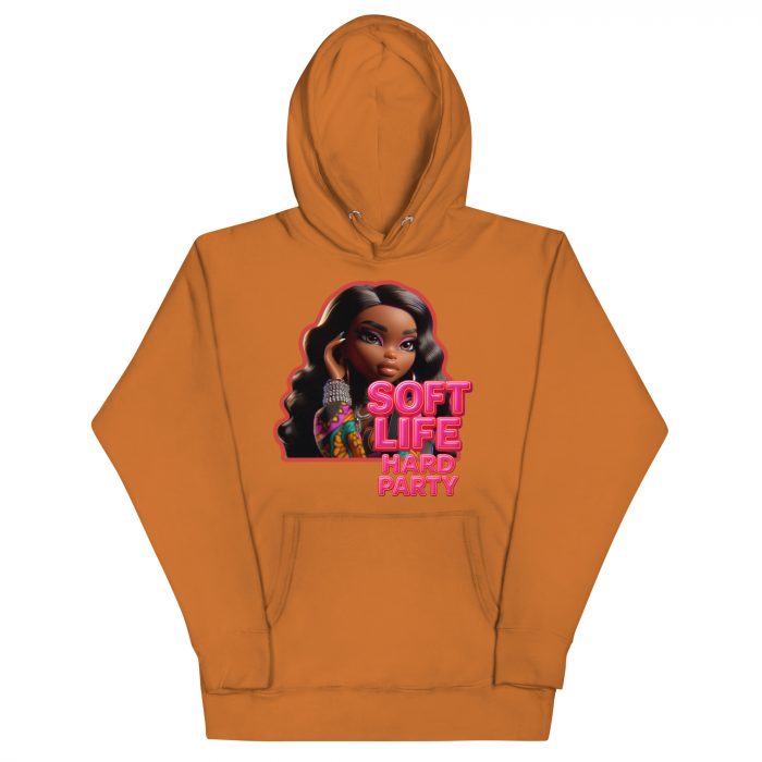 cotton-heritage-m2580-i-unisex-premium-pullover-hoodie-adobe-front-6917a63e0ae9c.jpg Cotton Pink soft life Detty December Slay Queen Christmas Unisex Premium Pullover Unisex Hoodie Pocket Womenswear