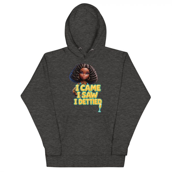 cotton-heritage-m2580-i-unisex-premium-pullover-hoodie-charcoal-heather-front-6917a63e0a4c0.jpg Cotton came saw dettied Detty December Slay Queen Christmas Unisex Premium Pullover Unisex Hoodie Pocket Smooth