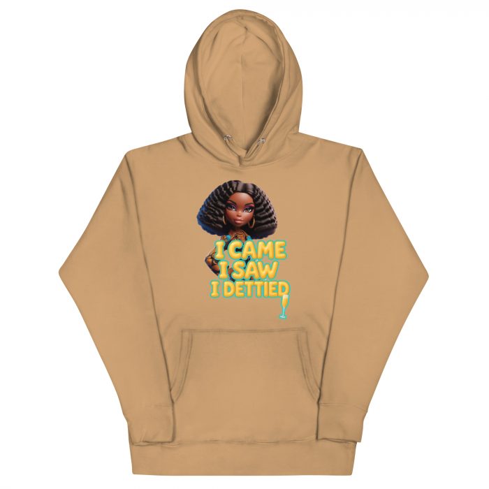 cotton-heritage-m2580-i-unisex-premium-pullover-hoodie-khaki-front-6917a63e0a71e.jpg Cotton came saw dettied Detty December Slay Queen Christmas Unisex Premium Pullover Unisex Hoodie Pocket Smooth