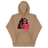 cotton-heritage-m2580-i-unisex-premium-pullover-hoodie-latte-front-6917a63e0ad49.jpg Cotton Pink soft life Detty December Slay Queen Christmas Unisex Premium Pullover Unisex Hoodie Pocket Womenswear
