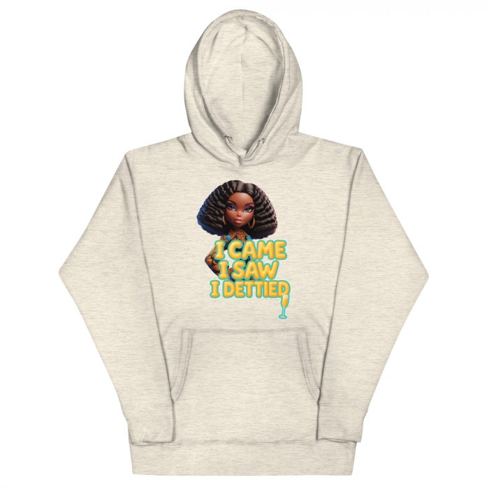 cotton-heritage-m2580-i-unisex-premium-pullover-hoodie-oatmeal-heather-front-6917a63e0afc9.jpg Cotton came saw dettied Detty December Slay Queen Christmas Unisex Premium Pullover Unisex Hoodie Pocket Smooth