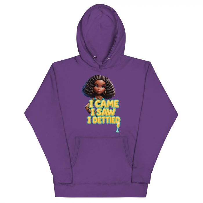 cotton-heritage-m2580-i-unisex-premium-pullover-hoodie-purple-front-6917a63e0aa5b.jpg Cotton came saw dettied Detty December Slay Queen Christmas Unisex Premium Pullover Unisex Hoodie Pocket Smooth