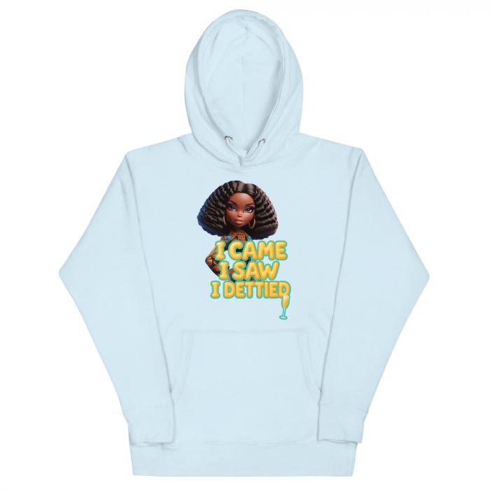cotton-heritage-m2580-i-unisex-premium-pullover-hoodie-sky-blue-front-6917a63e0ab27.jpg Cotton came saw dettied Detty December Slay Queen Christmas Unisex Premium Pullover Unisex Hoodie Pocket Smooth