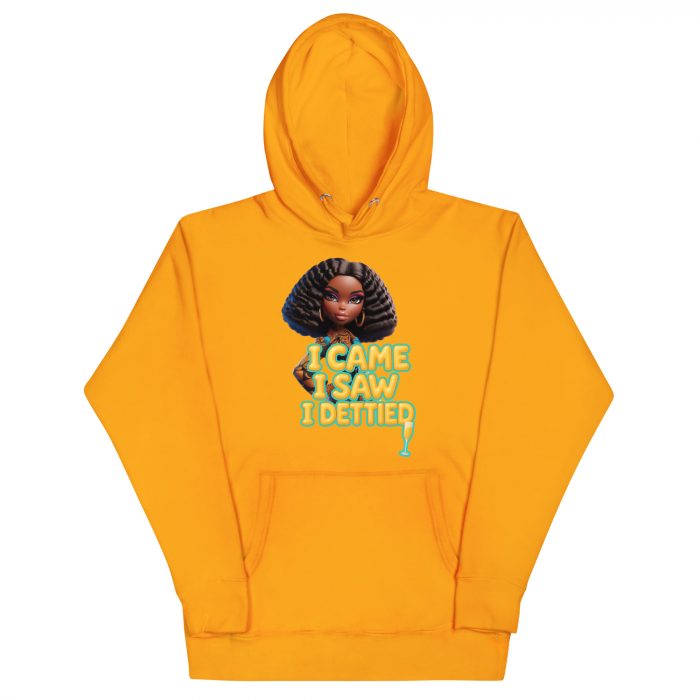 cotton-heritage-m2580-i-unisex-premium-pullover-hoodie-team-gold-front-6917a63e0b2d8.jpg Cotton came saw dettied Detty December Slay Queen Christmas Unisex Premium Pullover Unisex Hoodie Pocket Smooth