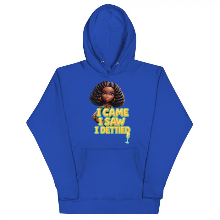 cotton-heritage-m2580-i-unisex-premium-pullover-hoodie-team-royal-front-6917a63e0abef.jpg Cotton came saw dettied Detty December Slay Queen Christmas Unisex Premium Pullover Unisex Hoodie Pocket Smooth