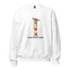 Personalized African Christmas Alphabet Sweatshirt – Custom Name | A–Z Initial With Name Underneath | Afro Holiday Sweater
