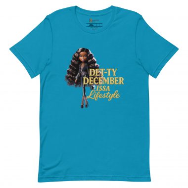 Det-ty December Issa Lifestyle Detty December  t-shirt Cotton Fabric