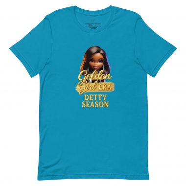 Detty December Collection Golden girl era Unisex t-shirt Cotton Fabric