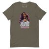 unisex-staple-t-shirt-army-front-6917a63fa7256.jpg Sleigh Queen Approved Detty December Collection Unisex t-shirt Cotton Fabric