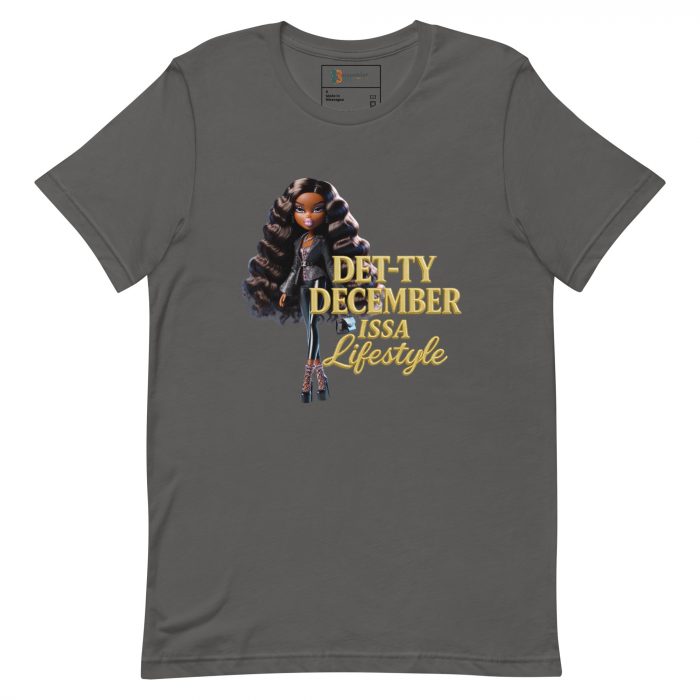 Det-ty December Issa Lifestyle Detty December  t-shirt Cotton Fabric