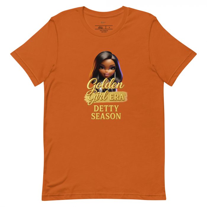 Detty December Collection Golden girl era Unisex t-shirt Cotton Fabric