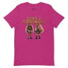 unisex-staple-t-shirt-berry-front-6917a6448c87b.jpg Detty December Collection slay queen Unisex t-shirt Cotton Fabric