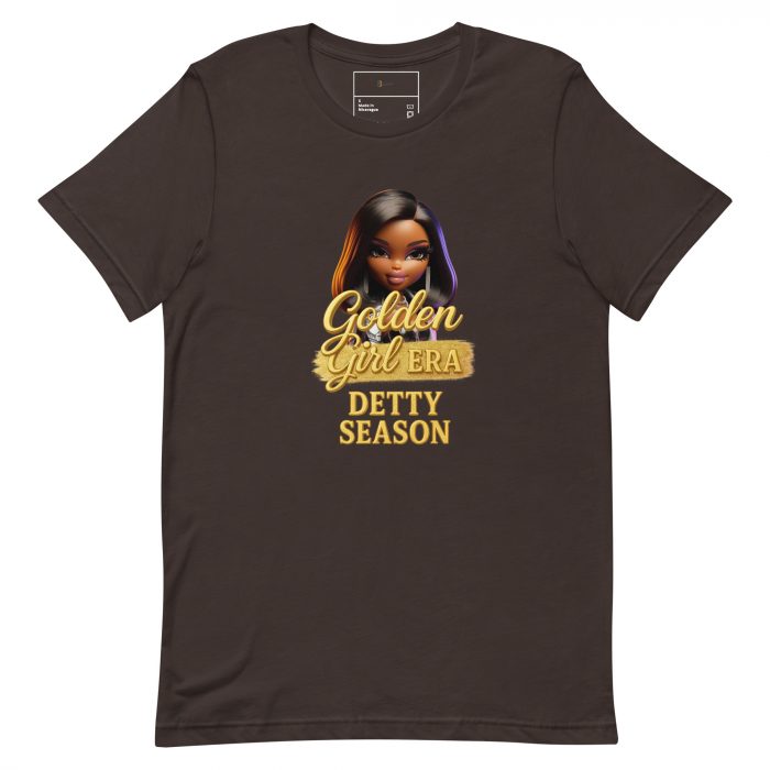 Detty December Collection Golden girl era Unisex t-shirt Cotton Fabric